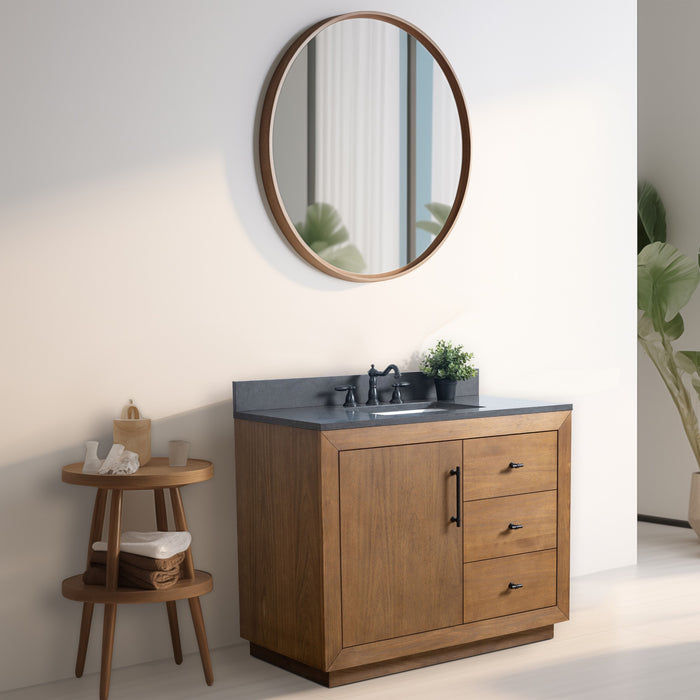 20"/24"/36"/42"/48"/60"/72" Bathroom Vanity with Sink and Top, With Soft Closing Doors
