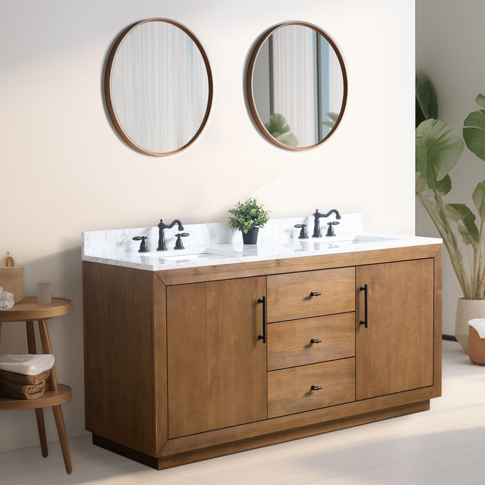 20"/24"/36"/42"/48"/60"/72" Bathroom Vanity with Sink and Top, With Soft Closing Doors