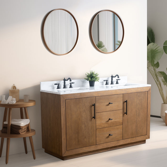 20"/24"/36"/42"/48"/60"/72" Bathroom Vanity with Sink and Top, With Soft Closing Doors