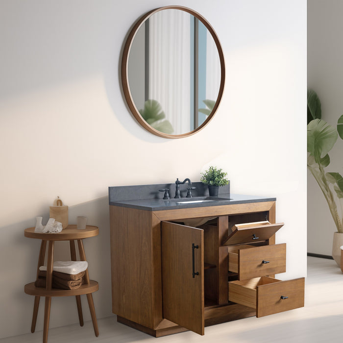 20"/24"/36"/42"/48"/60"/72" Bathroom Vanity with Sink and Top, With Soft Closing Doors