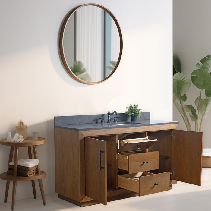 20"/24"/36"/42"/48"/60"/72" Bathroom Vanity with Sink and Top, With Soft Closing Doors
