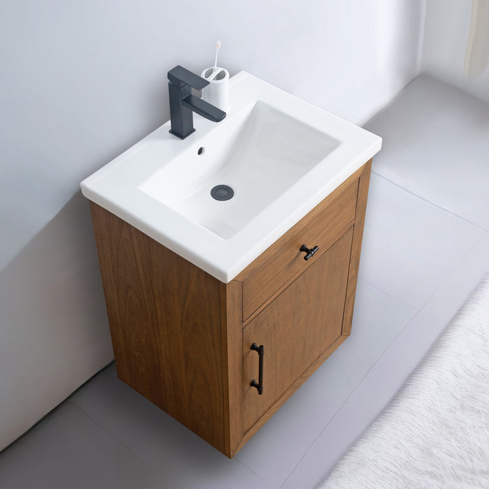 20"/24"/36"/42"/48"/60"/72" Bathroom Vanity with Sink and Top, With Soft Closing Doors