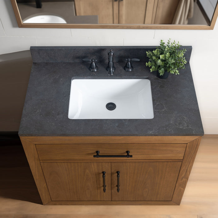 20"/24"/36"/42"/48"/60"/72" Bathroom Vanity with Sink and Top, With Soft Closing Doors