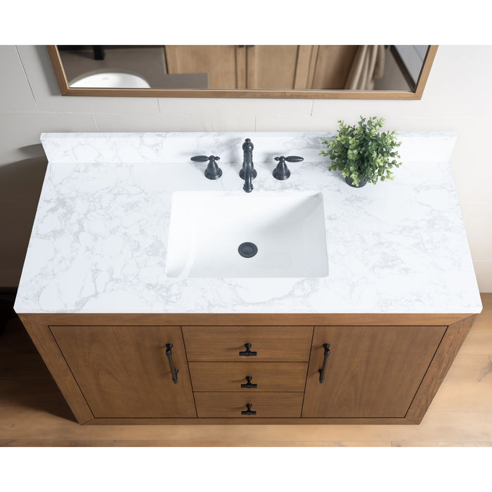 20"/24"/36"/42"/48"/60"/72" Bathroom Vanity with Sink and Top, With Soft Closing Doors