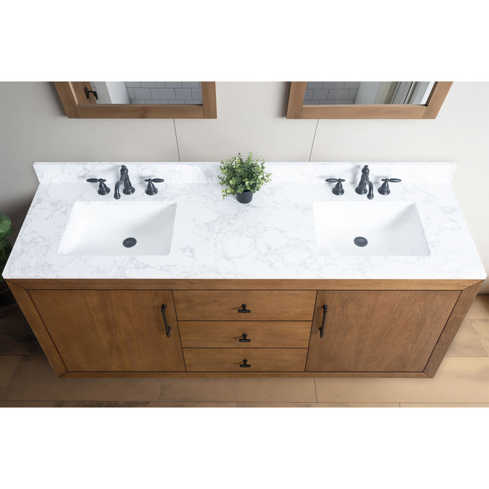 20"/24"/36"/42"/48"/60"/72" Bathroom Vanity with Sink and Top, With Soft Closing Doors