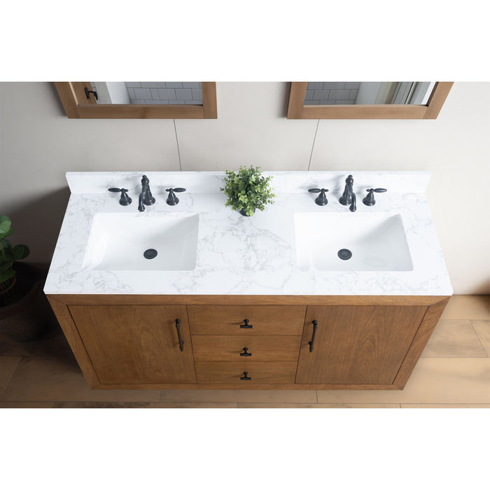 20"/24"/36"/42"/48"/60"/72" Bathroom Vanity with Sink and Top, With Soft Closing Doors