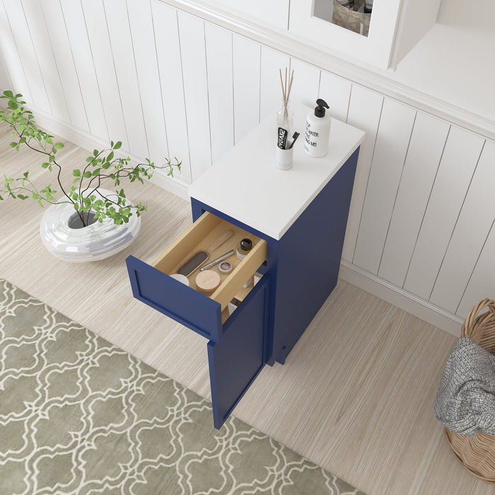 12" Birch Plywood Freestanding Single Base Storage Cabinet - HomeBeyond