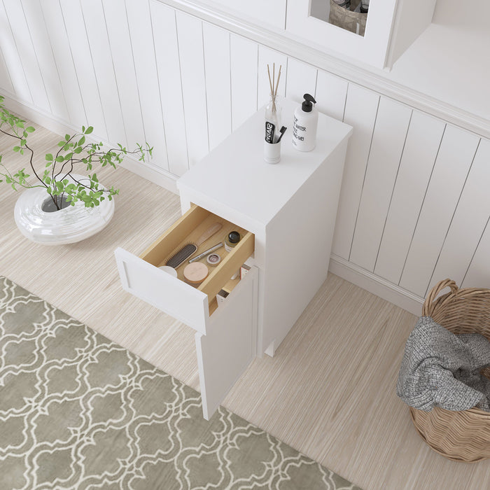 12" Birch Plywood Freestanding Single Base Storage Cabinet - HomeBeyond