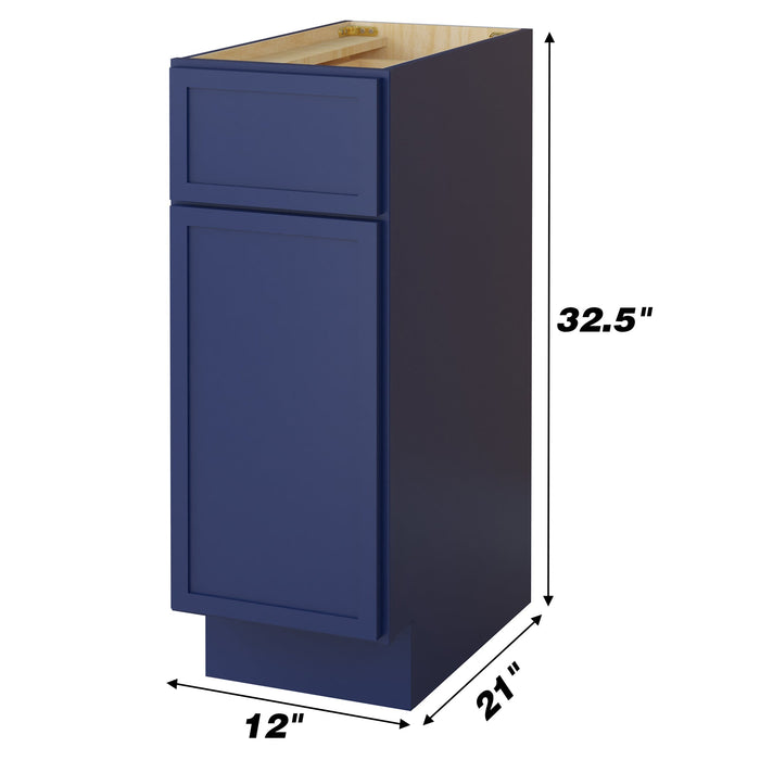 12" Birch Plywood Freestanding Single Base Storage Cabinet - HomeBeyond
