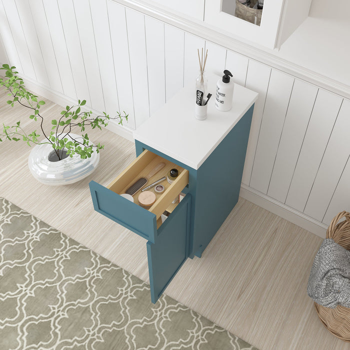 12" Birch Plywood Freestanding Single Base Storage Cabinet - HomeBeyond