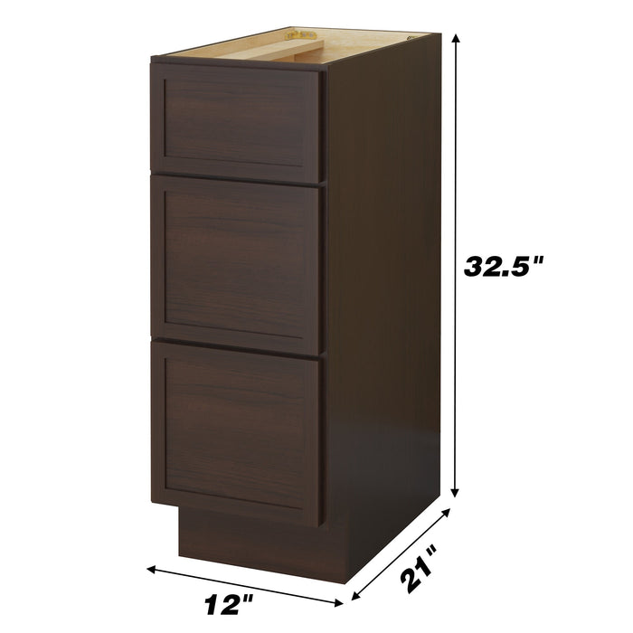 15" Birch Plywood Freestanding Single Base Storage Cabinet - HomeBeyond