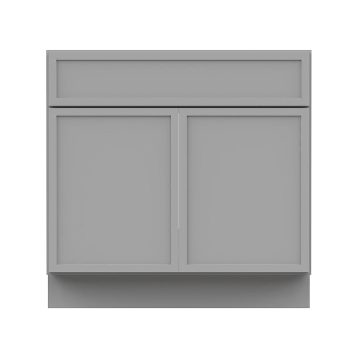 30" Birch Plywood Freestanding Single Base Storage Cabinet with Soft Close Door - HomeBeyond