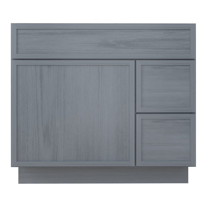 36" Birch Plywood Freestanding Single Base Storage Cabinet - HomeBeyond