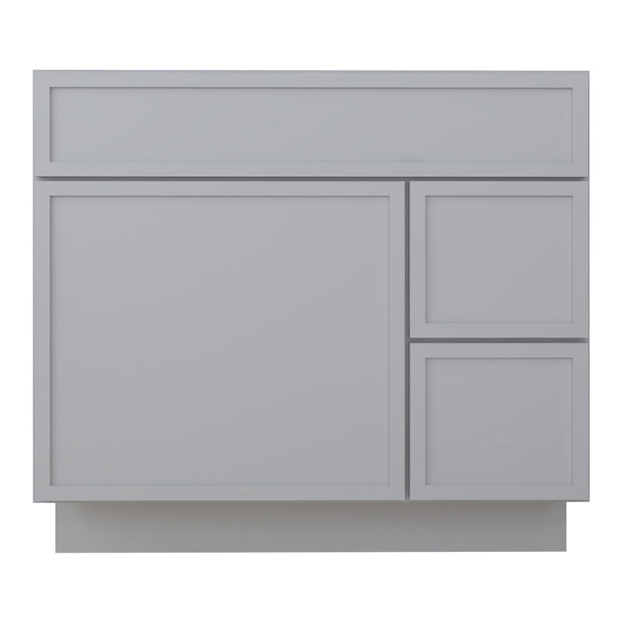 36" Birch Plywood Freestanding Single Base Storage Cabinet - HomeBeyond