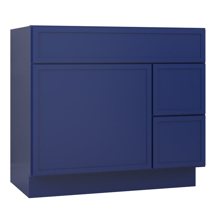 36" Birch Plywood Freestanding Single Base Storage Cabinet - HomeBeyond