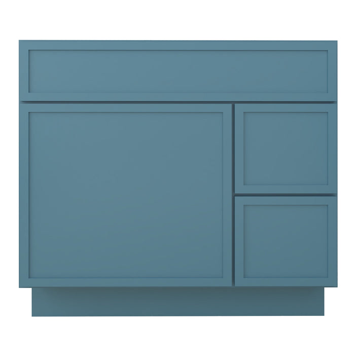 36" Birch Plywood Freestanding Single Base Storage Cabinet - HomeBeyond