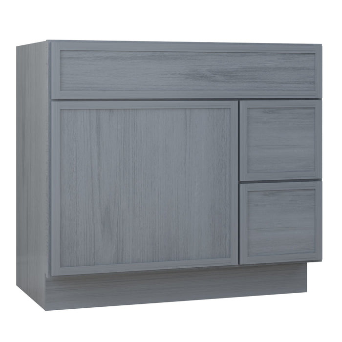 36" Birch Plywood Freestanding Single Base Storage Cabinet - HomeBeyond