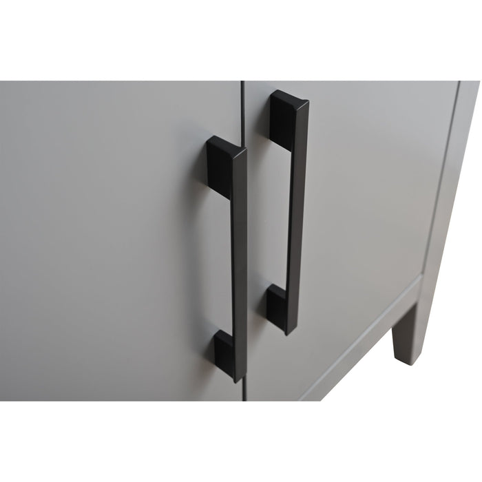 36β Single Sink Bathroom Vanity Cabinet with Engineered Marble Top - HomeBeyond