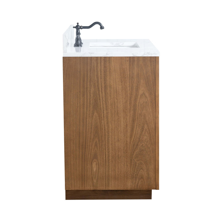20"/24"/36"/42"/48"/60"/72" Bathroom Vanity with Sink and Top, With Soft Closing Doors