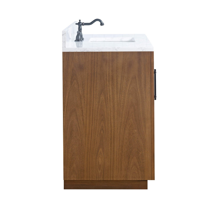 20"/24"/36"/42"/48"/60"/72" Bathroom Vanity with Sink and Top, With Soft Closing Doors