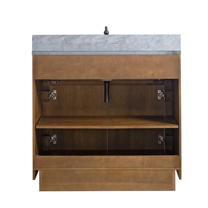 20"/24"/36"/42"/48"/60"/72" Bathroom Vanity with Sink and Top, With Soft Closing Doors
