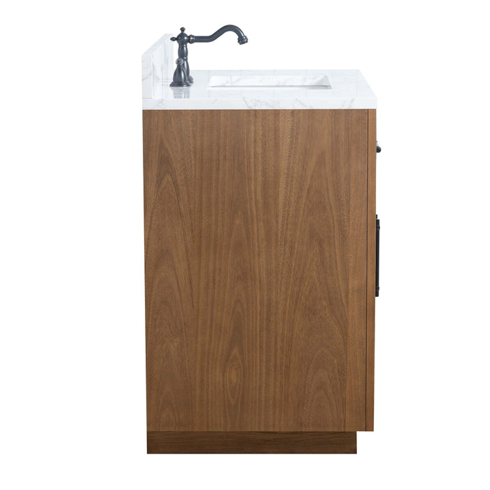 20"/24"/36"/42"/48"/60"/72" Bathroom Vanity with Sink and Top, With Soft Closing Doors