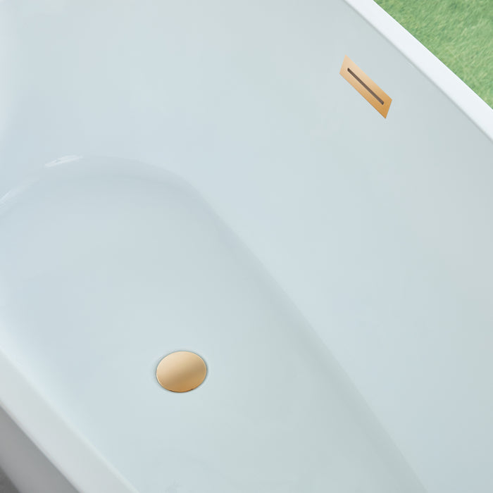 Freestanding Acrylic Bathtub - HomeBeyond
