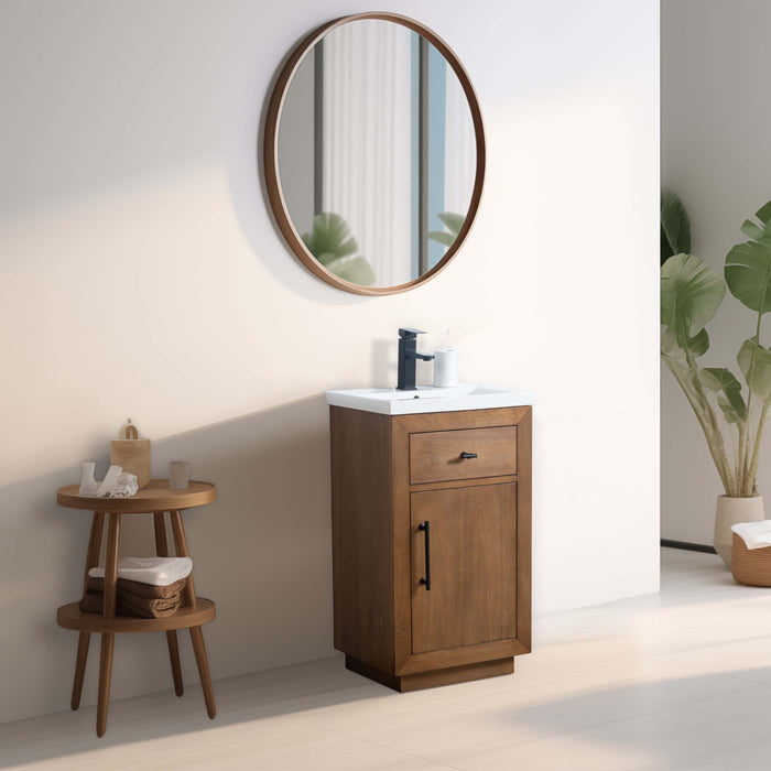 20"/24"/36"/42"/48"/60"/72" Bathroom Vanity with Sink and Top, With Soft Closing Doors