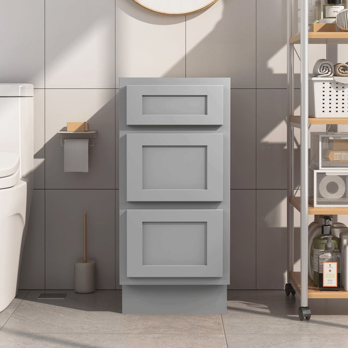 15" Single Bathroom Vanity Base Cabinet - HomeBeyond