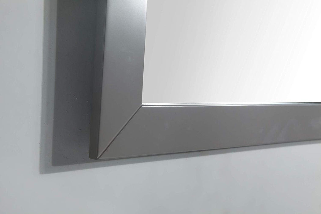 36" Single Sink Bathroom Vanity Set Carrara Marble Stone Top - HomeBeyond