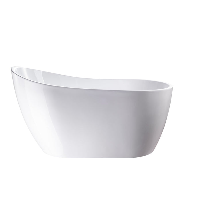 54" X 28" Freestanding Acrylic Bathtub - HomeBeyond