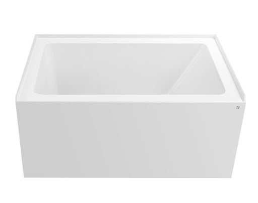 60" or 54" or 48" Alcove Soaking Acrylic Bathtub with 3 Side Tiling Flange - HomeBeyond