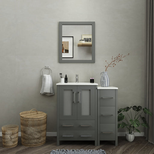 Brescia 36" Single Sink Modern Bathroom Vanity Combo Set - HomeBeyond