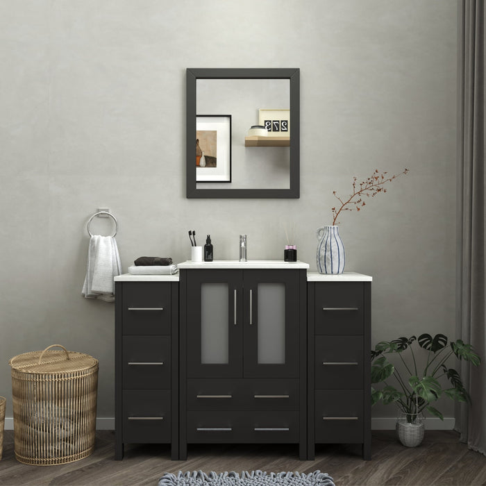 Brescia 48" Single Sink Modern Bathroom Vanity Combo Set - HomeBeyond