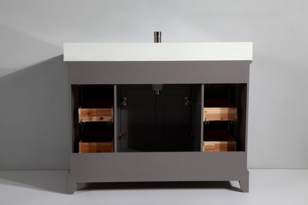 Genoa 48" Single Sink Bathroom Vanity Set - HomeBeyond