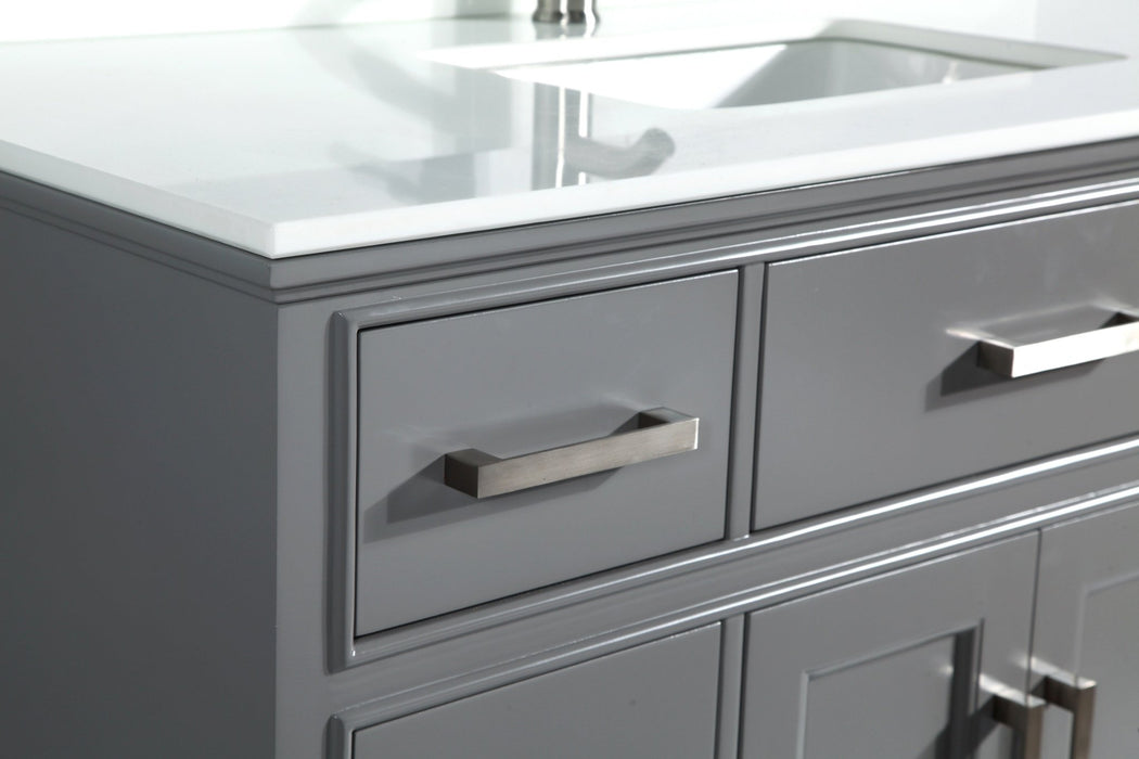 Genoa 60" Single Sink Bathroom Vanity Set - HomeBeyond