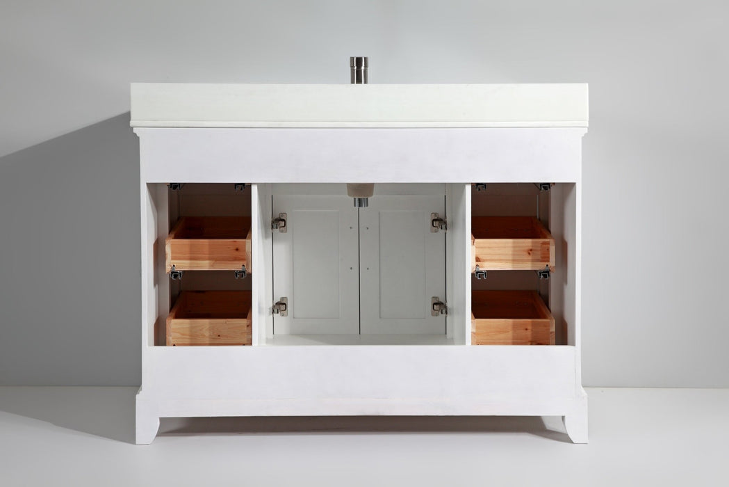 Genoa 60" Single Sink Bathroom Vanity Set - HomeBeyond