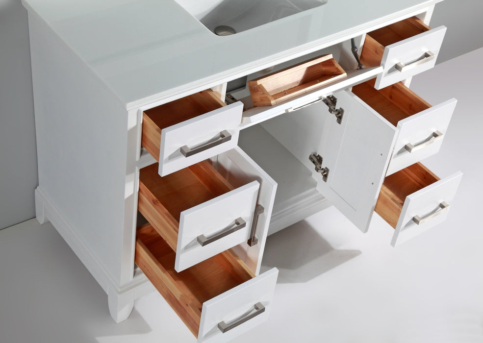 Genoa 60" Single Sink Bathroom Vanity Set - HomeBeyond