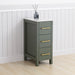 12" Bathroom Cabinet 3 Drawer Side Storage Organizer - HomeBeyond