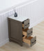 12" Bathroom Cabinet 3 Drawer Side Storage Organizer - HomeBeyond