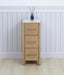 12" Bathroom Cabinet 3 Drawer Side Storage Organizer - HomeBeyond