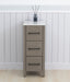 12" Bathroom Cabinet 3 Drawer Side Storage Organizer - HomeBeyond