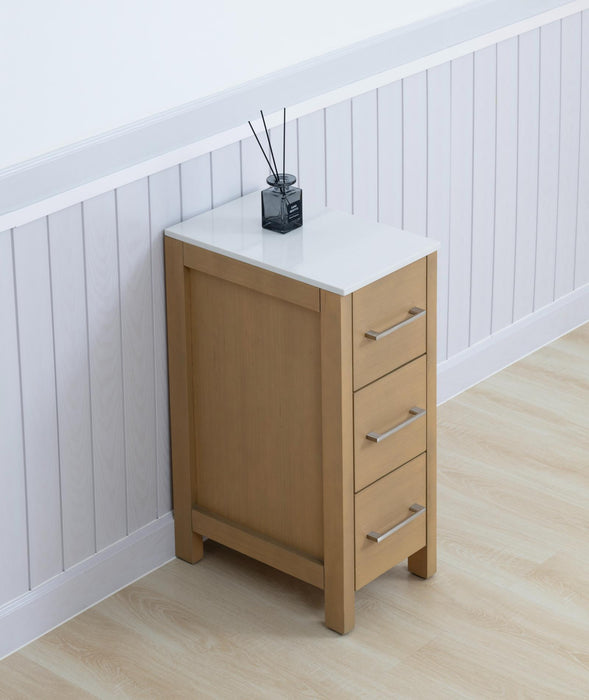 12" Bathroom Cabinet 3 Drawer Side Storage Organizer - HomeBeyond