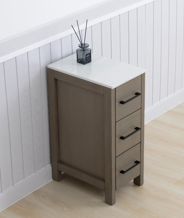 12" Bathroom Cabinet 3 Drawer Side Storage Organizer - HomeBeyond