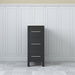 12" Bathroom Cabinet 3 Drawer Side Storage Organizer - HomeBeyond