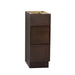 12" Birch Plywood Freestanding Single Base 3 Drawers Storage Cabinet - HomeBeyond