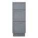 12" Birch Plywood Freestanding Single Base 3 Drawers Storage Cabinet - HomeBeyond