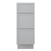 12" Birch Plywood Freestanding Single Base 3 Drawers Storage Cabinet - HomeBeyond