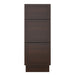 12" Birch Plywood Freestanding Single Base 3 Drawers Storage Cabinet - HomeBeyond