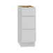 12" Birch Plywood Freestanding Single Base 3 Drawers Storage Cabinet - HomeBeyond
